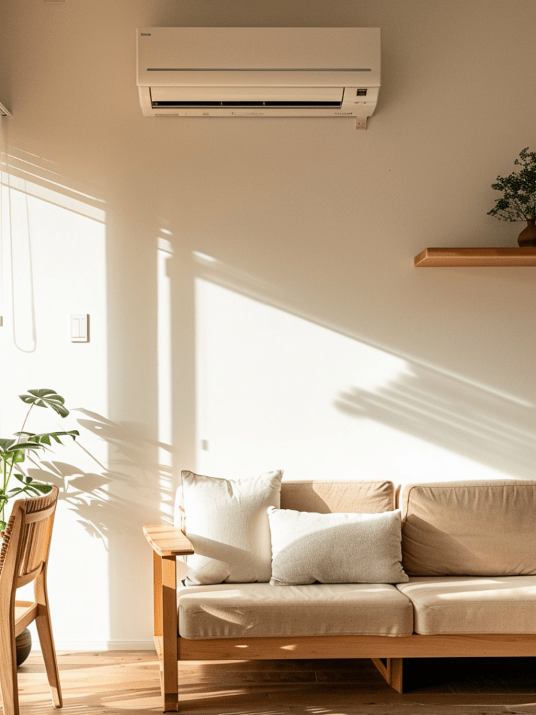 Wohnzimmer mit Klima