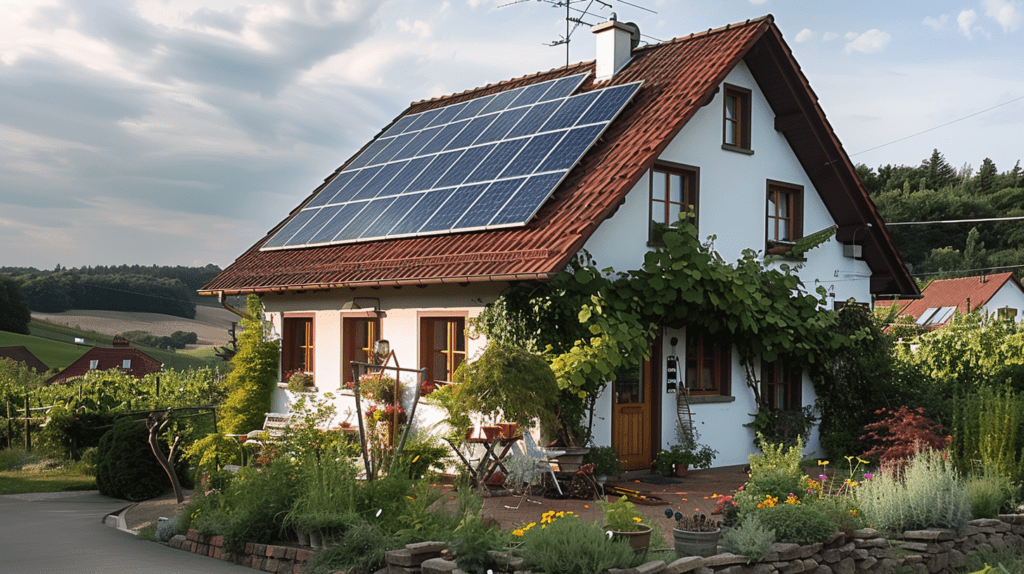 PV-Anlage auf dem Dach